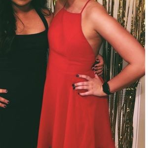 Red dress